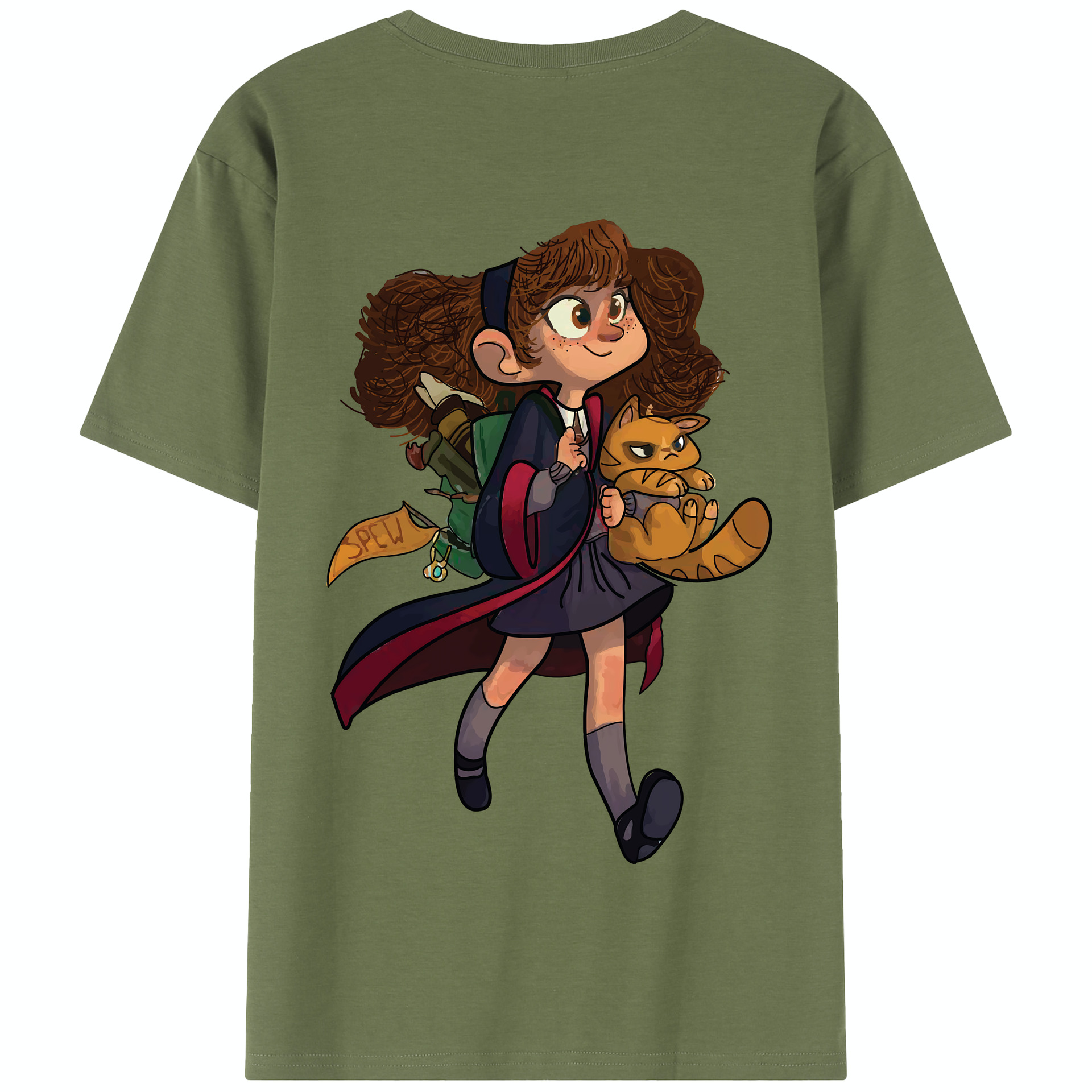 （画像用） Harry Potter ハリー・ポッターシリーズ 綿100％半袖Tシャツ（背面プリント）